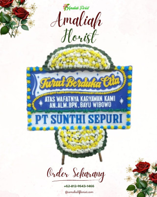 Papan Bunga Duka di Panyabungan Barat