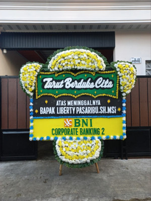 Papan Bunga Duka di Panyabungan Barat